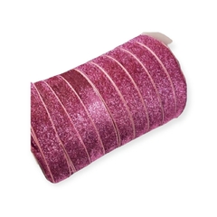 Fita Lurex Esponjosa 22mm - Pink no metro