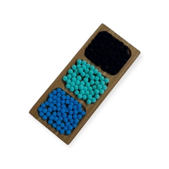 Pompom 10mm 8 gramas aproximadamente 100 uni
