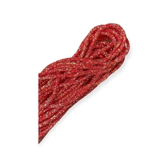 Tubo de glitter Vermelho no metro