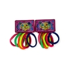 Xuxinha para cabelo cores neon 4 cm com 6 unidades