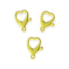 Fecho lagosta Amarelo BB 2,5 cm 2 Unidade