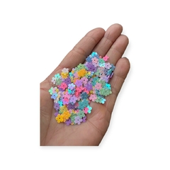 Paetê micro florzinha cores diversos - 10grs