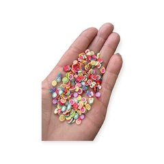 Micro frutinha cores diversos - 10grs