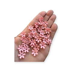 Florzinha Passantes 13mm Rosa 15grs