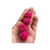 Pompom Poliéster 2,5 cm Pink 6 uni