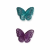 Borboleta Bordada Dupla 3D 4x3 cm Unidade