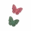 Borboleta bordada dupla 3D 4x3 cm Unidade