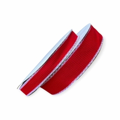 Fita Sanding importada Vermelho com borda Branca (1 metro)