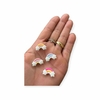 Aplique de Resina kit Nuvem Mistas 6 unidades 1x1cm