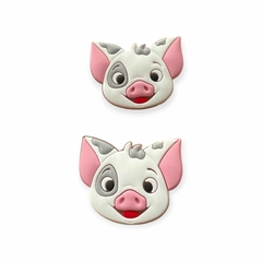 Aplique Emborrachado Porquinho da Moana 3,0m x 3,8cm
