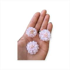 APLIQUE DE FLOR VOAL COM PISTILO 2 CM - comprar online