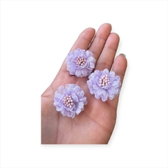 APLIQUE DE FLOR VOAL COM PISTILO 2 CM - comprar online