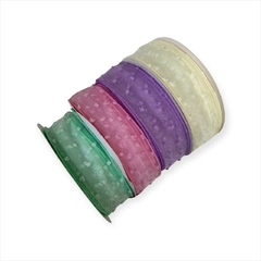 FITA IMPORTADA ORGANZA POMPOM - comprar online