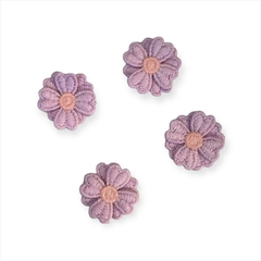 Florzinha de Crochê com Miolo 3cm uni - comprar online