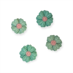 Florzinha de Crochê com Miolo 3cm uni - comprar online