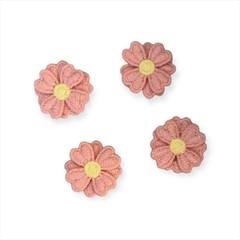Florzinha de Crochê com Miolo 3cm uni - comprar online