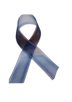 Organza Sanding com pesponto azul marinho o metro
