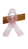 Organza Sanding com pesponto rose o metro