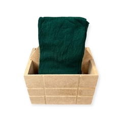 Meia de seda passo fofo Verde musgo