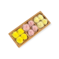 Pompom Pelinho 4.0 cm unidade .