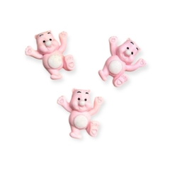 Aplique de Resina bebe rosa 2x2,5
