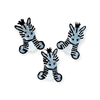 Aplique de Crochê Zebra 6x6cm
