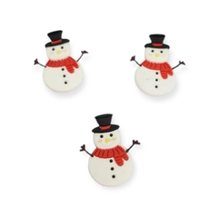 Aplique Emborrachado Natal Boneco de neve 3x2cm