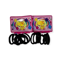 Xuxinha para cabelo 3 cm com 6 unidades PRETA