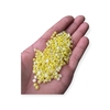 Miçanga Meia Perola Amarelo 4mm 15 gramas