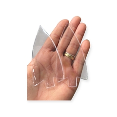 PLASTICO SELADO PARA ORELHINHA DE COELHA (4 UNIDADES)