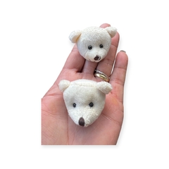 Aplique de Pelúcia cabeça de Ursinho off 4x3,5 cm - comprar online
