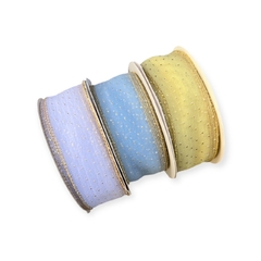 FITA ORGANZA POA DOURADO ( 1 METRO) - comprar online