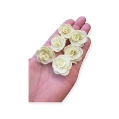 Florzinha de Poliéster 2,5cm uni