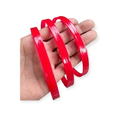 Tiaras de Silicones 10mm Vermelho uni