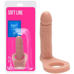 Anel Companheiro com Pênis Realístico Kgel 13,5x3cm - comprar online
