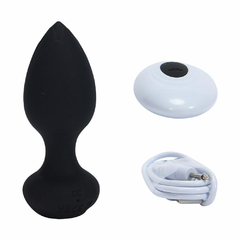 Plug Anal em Silicone com 10 modos de Vibração Controle Remoto sem fio You Vibe - comprar online