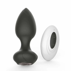 Plug Anal em Silicone com 10 modos de Vibração Controle Remoto sem fio You Vibe