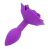 Plug Anal em Silicone com Formato de Flor - Tamanho P