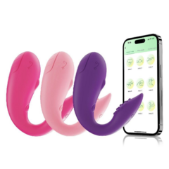 Vibrador Clitóris e Ponto G Casal por Aplicativo 10 Vibrações General Import