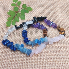 Pulseira de Cascalho Sete Chakras