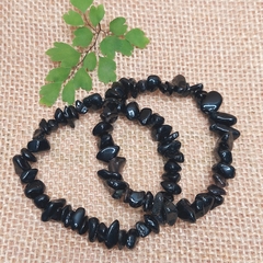 Pulseira de Cascalho de Obsidiana