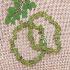Pulseira de Cascalho de Peridoto