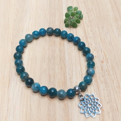 Pulseira de Apatita com Pingente