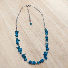 Choker de Cascalho de Apatita