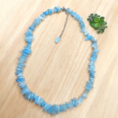 Choker de Água Marinha na internet