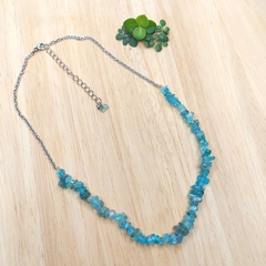 Choker de Cascalho de Apatita Translucida - comprar online