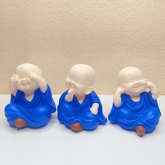 Trio De Budas Da Sabedoria Azul - comprar online
