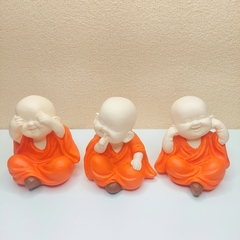 Trio De Budas Da Sabedoria Laranja na internet