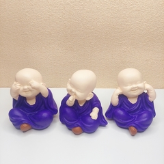 Trio De Budas Da Sabedoria Roxo na internet