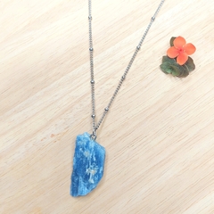Imagem do Colar de Cianita Azul Bruta